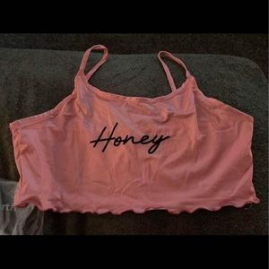 Sleep Crop top medium NWOT